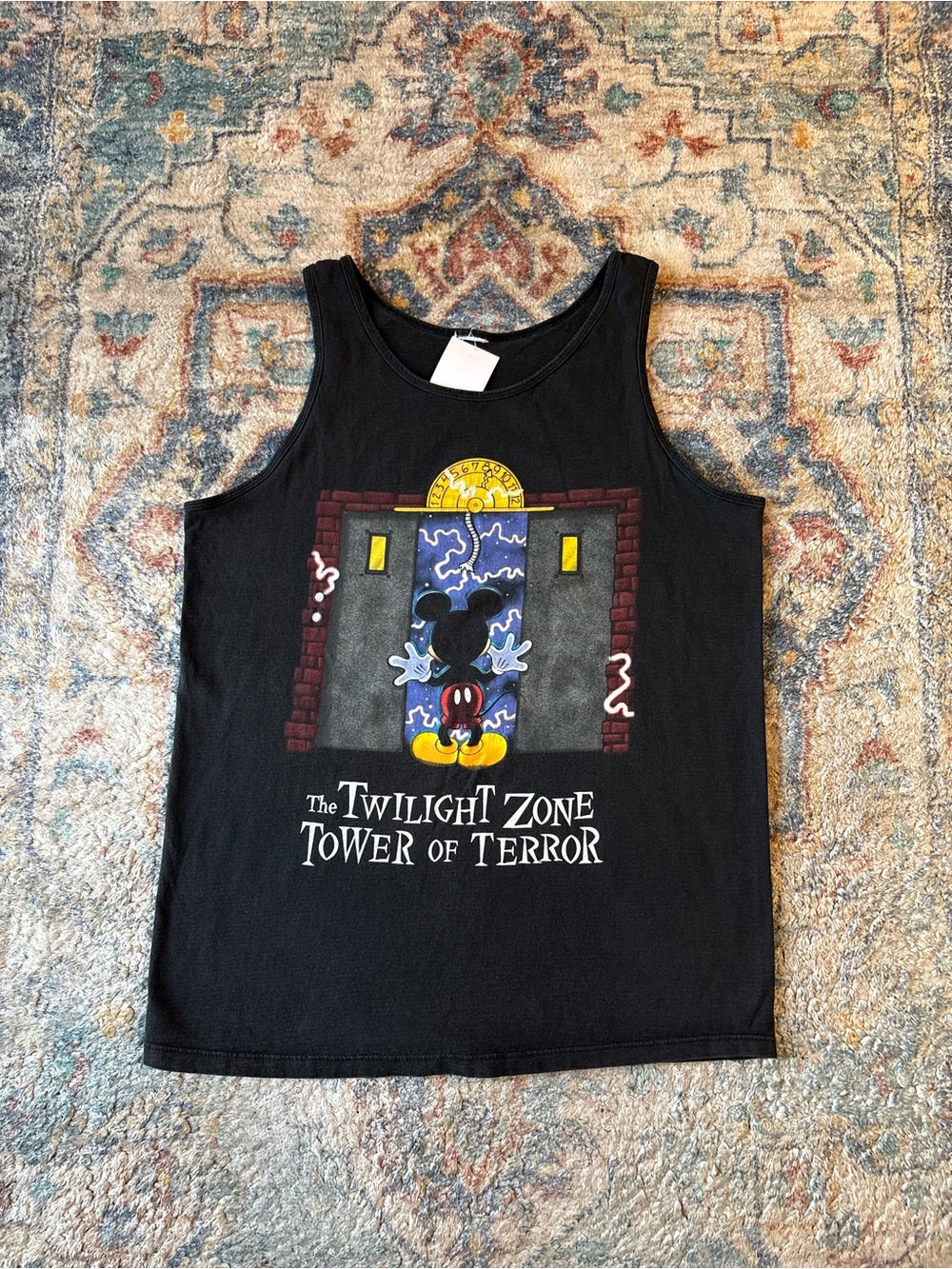 Vintage Disney Tower Of Terror Tank Top  Size XL